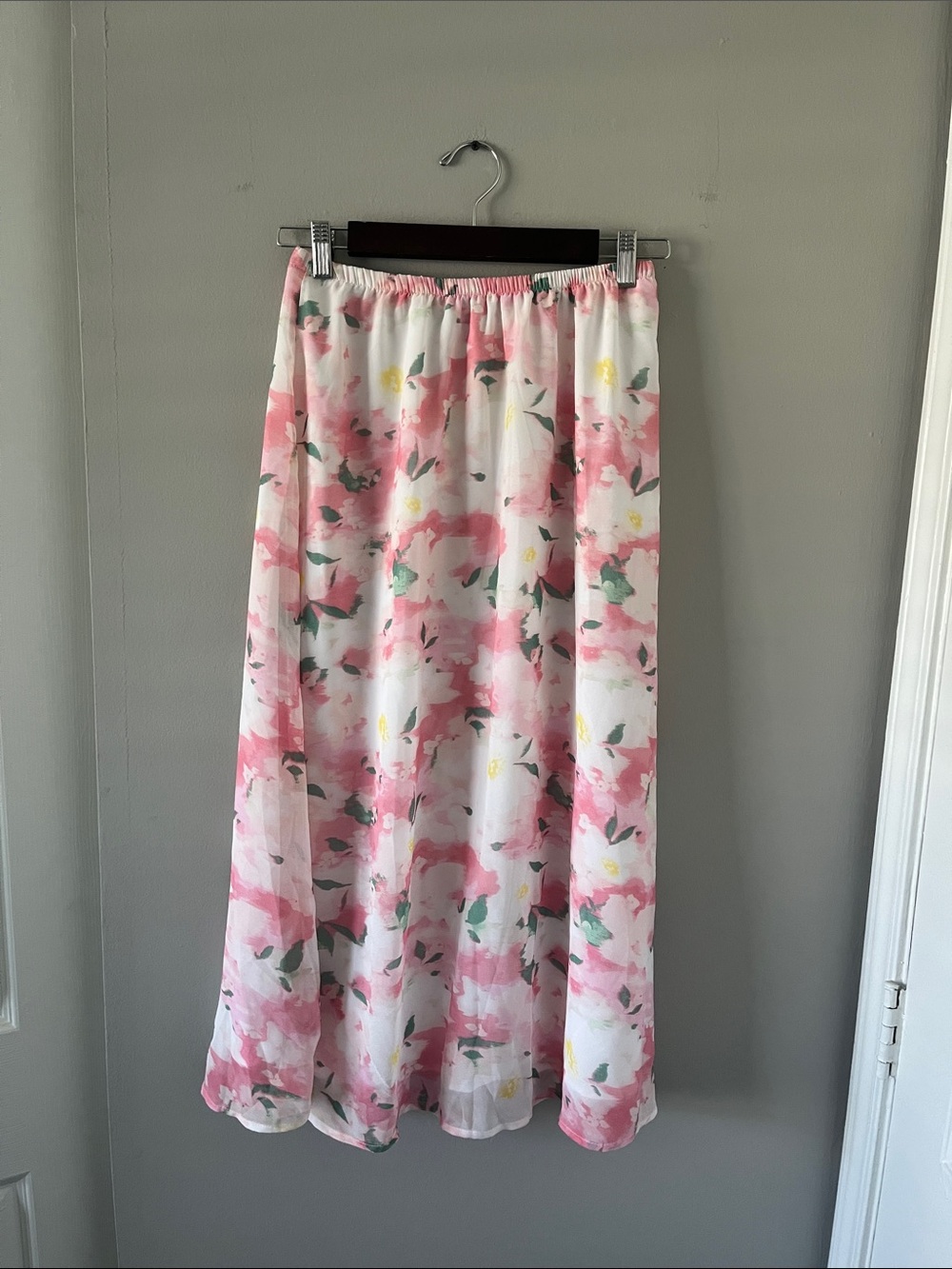 A New Day Floral Skirt